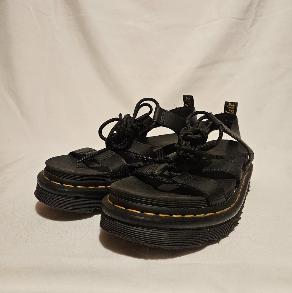 Dr. Marten's (Doc Marten's) Nartilla Leather Gladiator Sandals